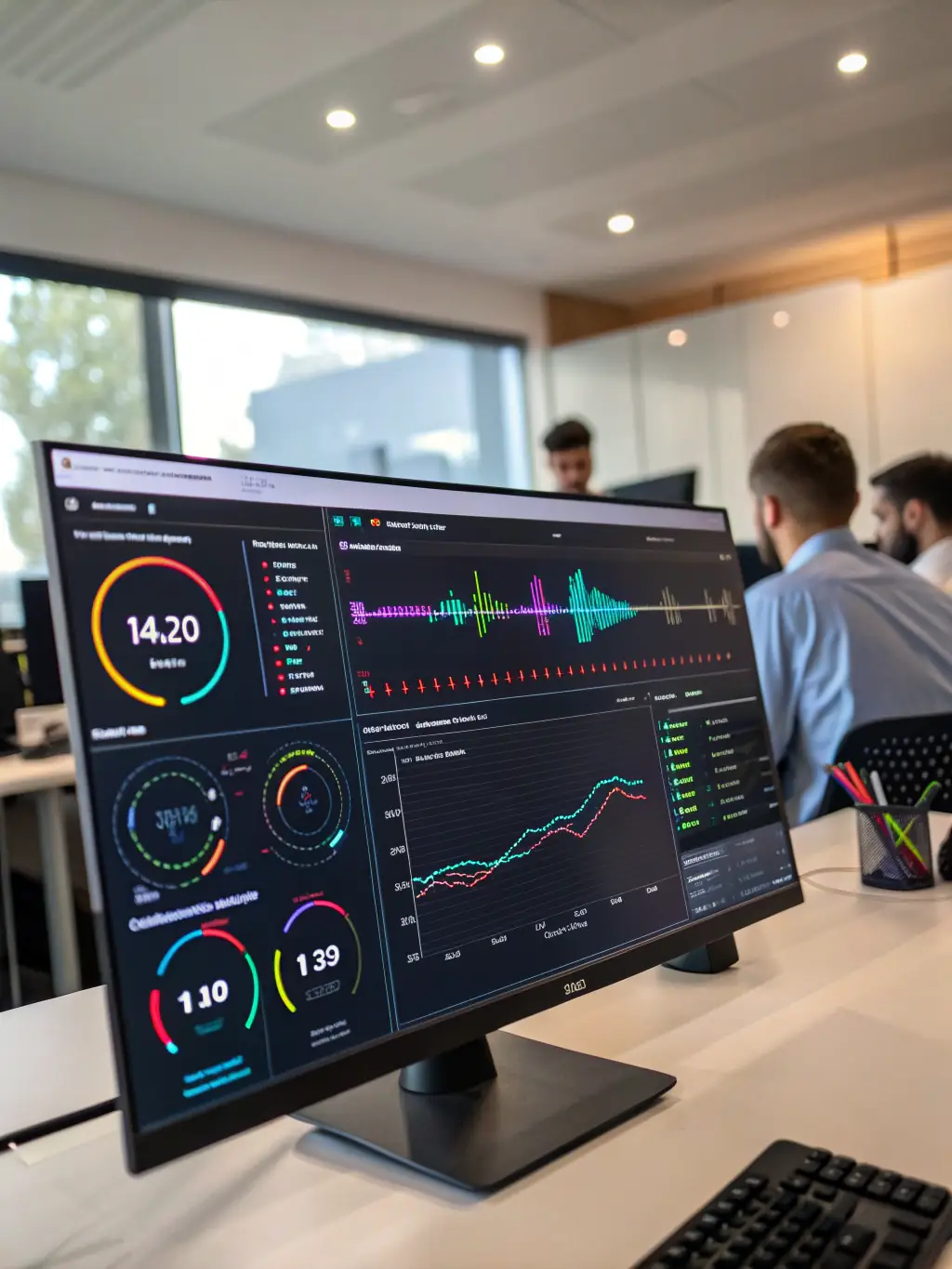 A clean and modern dashboard interface displaying real-time spending analytics and financial insights provided by Brex.